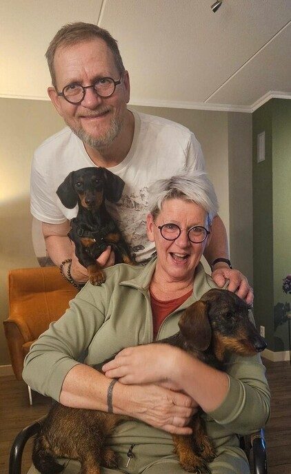 Hond Dirkje sinds 12 mei weg, nu toch weer gezond en wel terug - Foto: Ingezonden foto