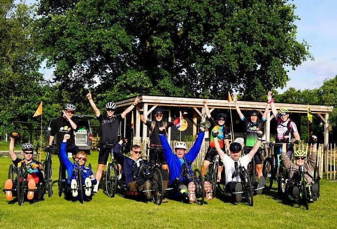 HandBikeBattleteam doet zaterdag mee met toer - Foto: Ingezonden foto