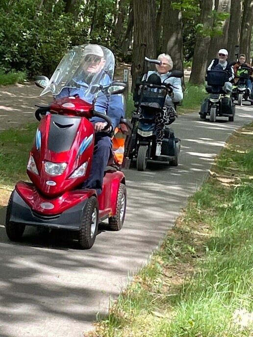 Scootmobieltocht Saam Welzijn - Foto: Ingezonden foto