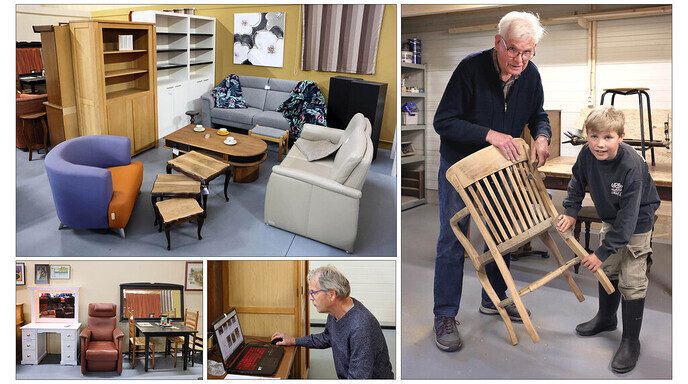 Opening meubelpimpgalerie: Oude meubels, nieuwe stijl! - Foto: Hans Heerink