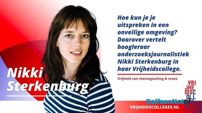 Vrijheidscollege met Nikki Sterkenburg - Foto: Ingezonden foto