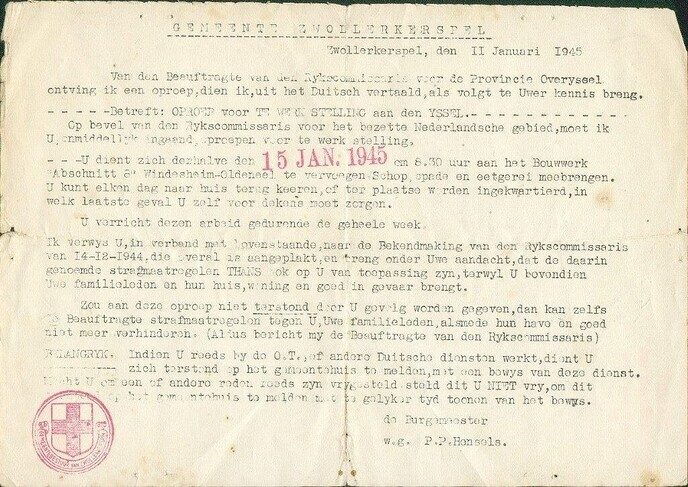 De maand Maart April en Mei 1945 dagboek - Foto: Wim Jansen