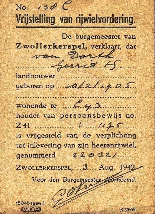 De maand Maart April en Mei 1945 dagboek - Foto: Wim Jansen