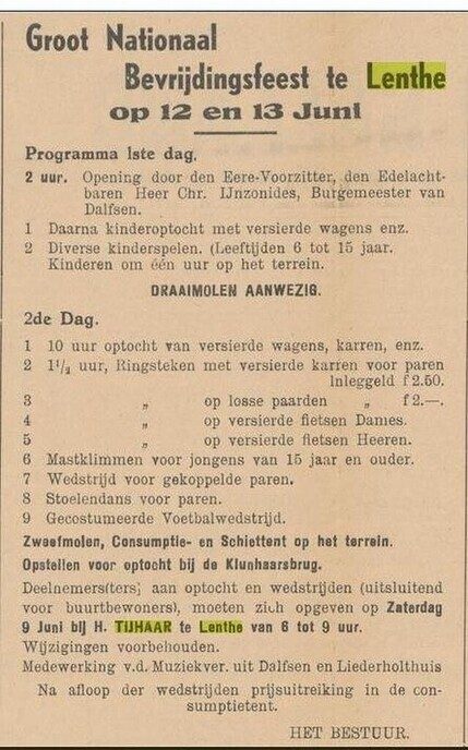 De maand Maart April en Mei 1945 dagboek - Foto: Wim Jansen