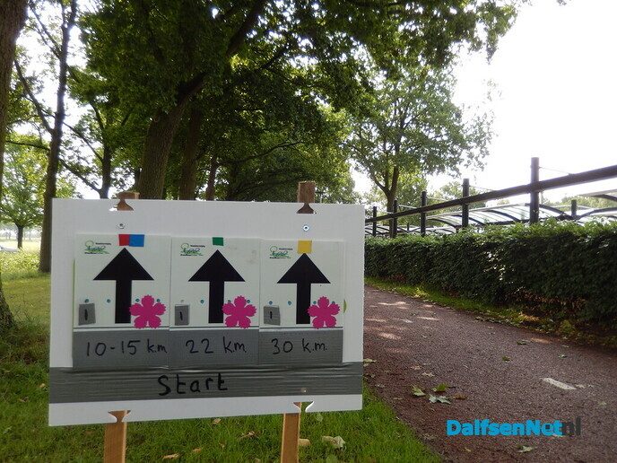 Deelnemers van de “Groene Looper”: wat een bofkonten - Foto: Willy