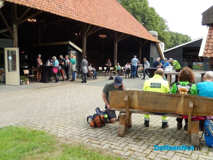 Deelnemers van de “Groene Looper”: wat een bofkonten - Foto: Willy
