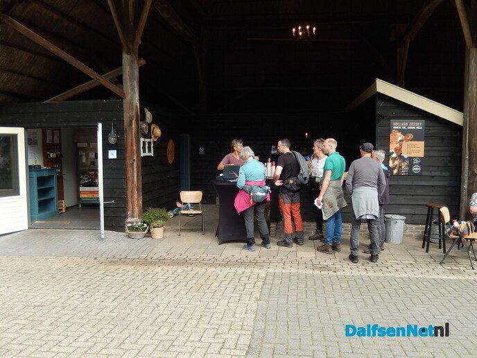 Deelnemers van de “Groene Looper”: wat een bofkonten - Foto: Willy