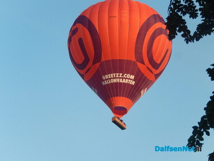 Het was druk in de lucht vanavond - Foto: Willy