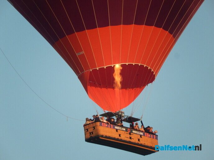 Het was druk in de lucht vanavond - Foto: Willy