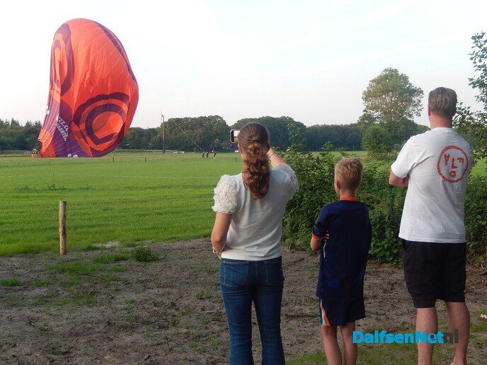 Het was druk in de lucht vanavond - Foto: Willy