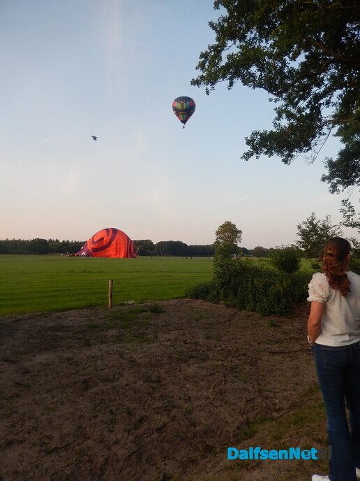 Het was druk in de lucht vanavond - Foto: Willy