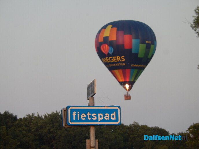 Het was druk in de lucht vanavond - Foto: Willy