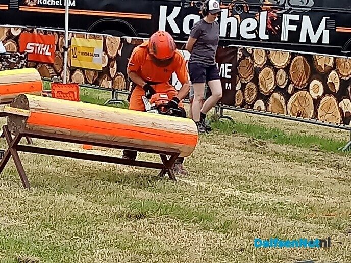Vanmorgen volop activiteiten op het sproeifeest - Foto: Wim