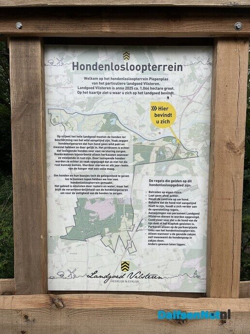 Hondenlosloopgebied te Vilsteren - Foto: Ingezonden foto