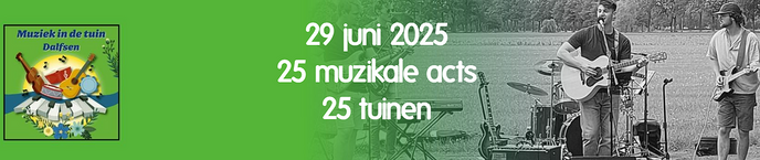 Binnenkort Muziek in de Tuin in Dalfsen - Foto: Ingezonden foto