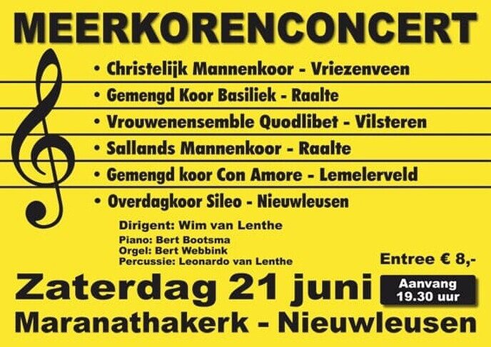 Meer koren concert - Foto: Ingezonden foto