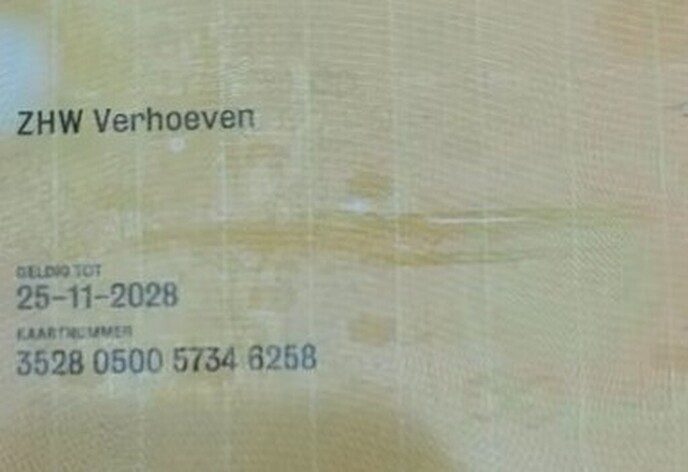OV chipkaart gevonden - Foto: Ingezonden foto