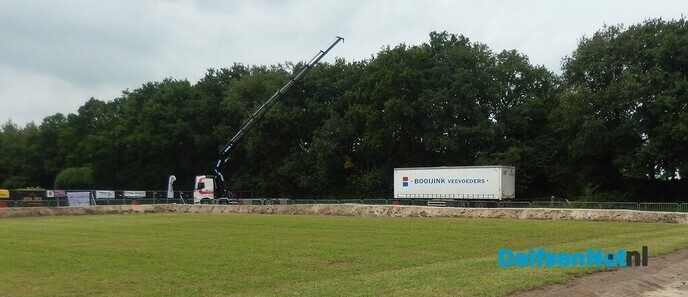 Het autorodeo parcours is er klaar voor - Foto: Willy