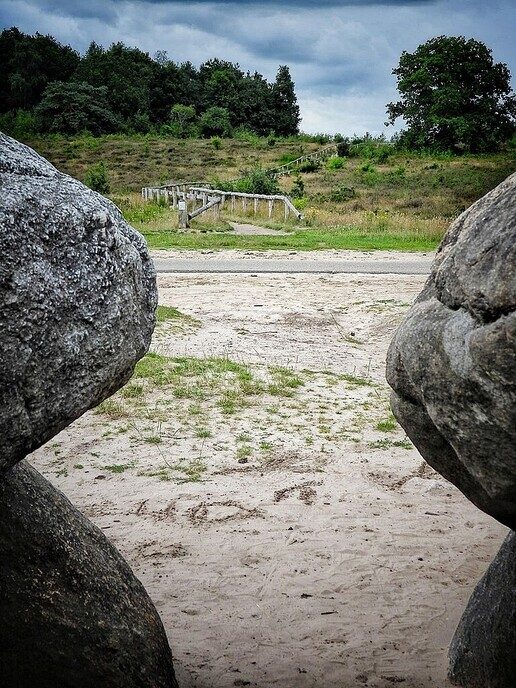 Hunebedden en Holteringerveld - Foto: Femmie Smink