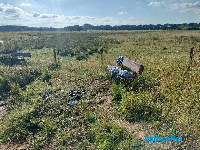 Ook bij strandje Schiphorst drukte - Foto: Ingezonden foto
