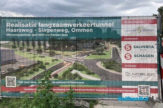 Fietstunnel Slagenweg (Ommen) voorbeeld voor Dalfsen? (deel 1) - Foto: Paul Scholten