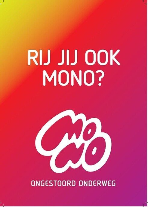 Rij MONO, ga ongestoord onderweg - Foto: Gemeente Dalfsen