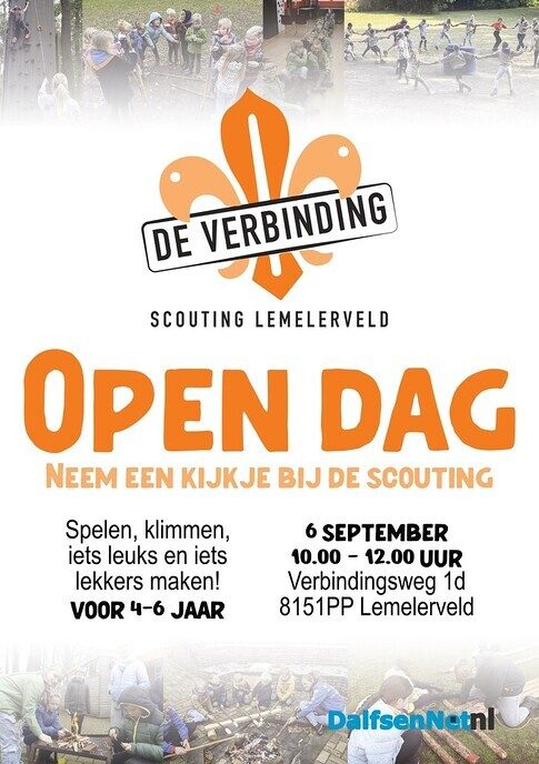 Open dag bij Scouting de Verbinding - Foto: Ingezonden foto