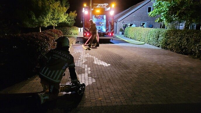 Woningbrand aan de Migaweg - Foto: Niels Jansen