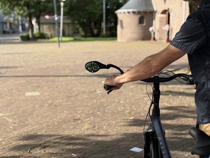 Actie fietsspiegels gemeente Dalfsen - Foto: Gemeente Dalfsen
