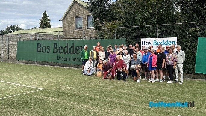 55+ tennistoernooi succesvol verlopen - Foto: Ingezonden foto