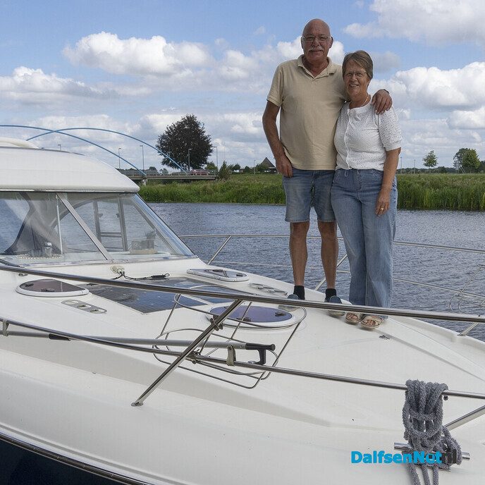 DalfsenNet aan boord bij Jan en Woutje - Foto: Paul Scholten