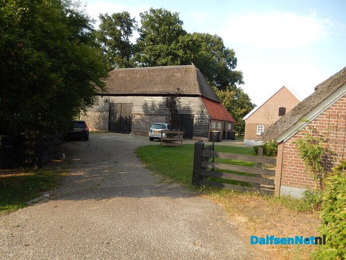 De huizen aan de weg in Beerze zijn wel heel bijzonder - Foto: Willy