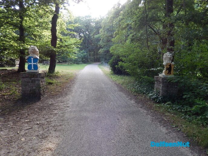 De huizen aan de weg in Beerze zijn wel heel bijzonder - Foto: Willy
