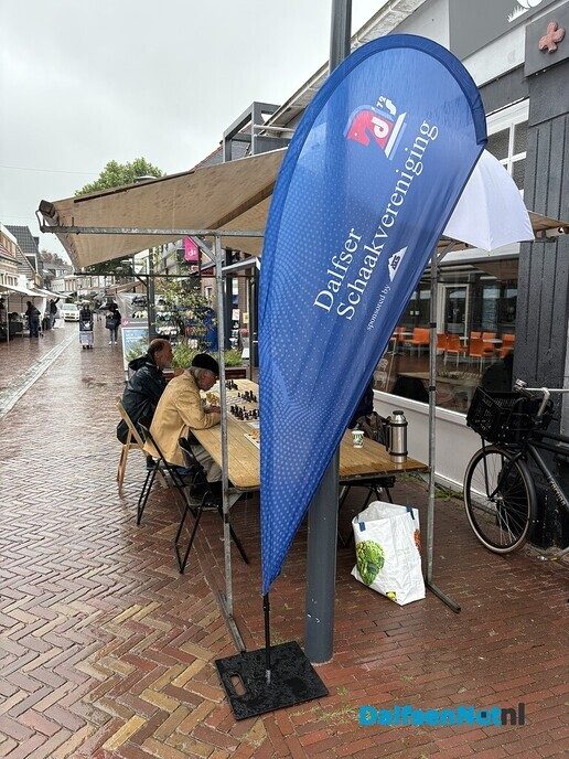 Schaken op de derde Blauwe Bogen dag - Foto: Ingezonden foto