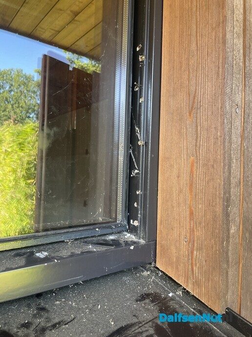 Poging tot inbraak in schuur aan de Polhaarweg - Foto: Ingezonden foto