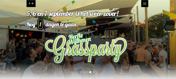 Grassparty gaat bijna beginnen