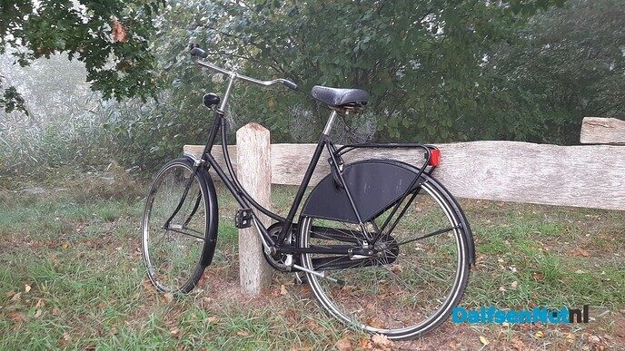 Een mistige fiets, object voor een spinnende spin - Foto: Jennie Kanis
