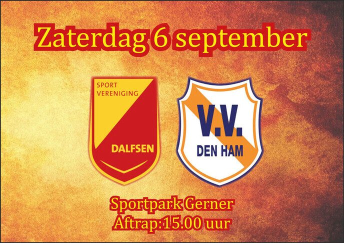 SV Dalfsen in de beker tegen VV Den Ham - Foto: Ingezonden foto