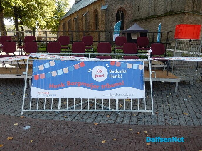 Voorbereiding Plinqloopfestijn - Foto: Willy