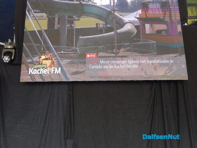Hoonhorst is klaar voor de Kachel FM - Foto: Willy
