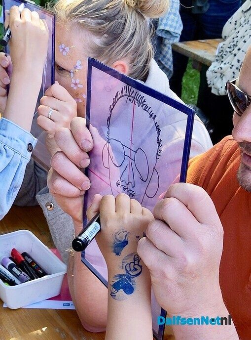 Portrettekenen met een tekenraam - Foto: Ingezonden foto