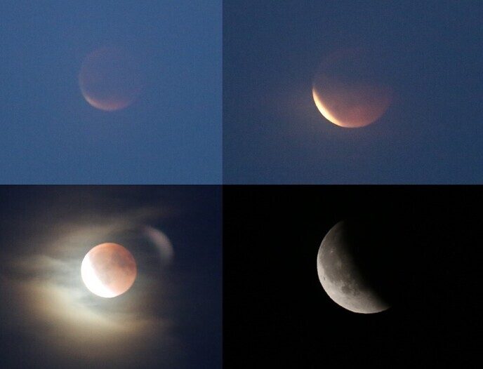 Maansverduistering in Ankum wel zichtbaar - Foto: Ingezonden foto