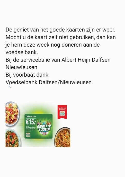 Geniet van het goede - Foto: Ingezonden foto
