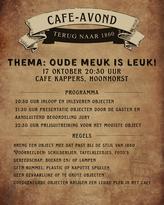 Bij Kappers: Muziek en oude meuk = feest