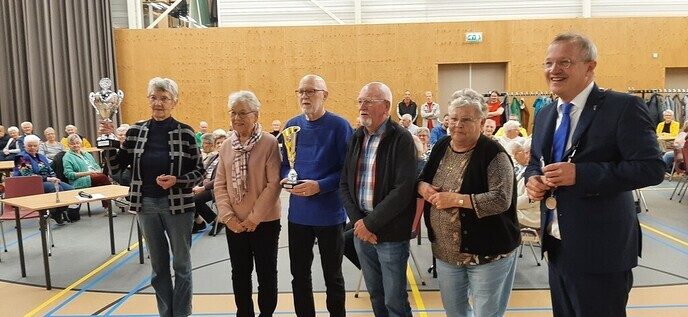 Koersbalteam Werkeren Zwolle winnaar 31e editie van het provinciaal Koersbaltoernooi - Foto: Eigen geleverde foto