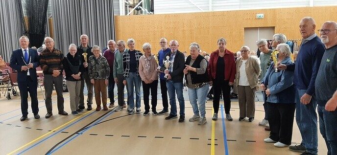 Koersbalteam Werkeren Zwolle winnaar 31e editie van het provinciaal Koersbaltoernooi - Foto: Eigen geleverde foto