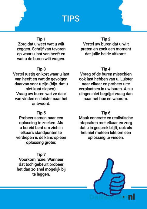 Buurtbemiddeling, goed contact met de buren is belangrijk - Foto: Ingezonden foto