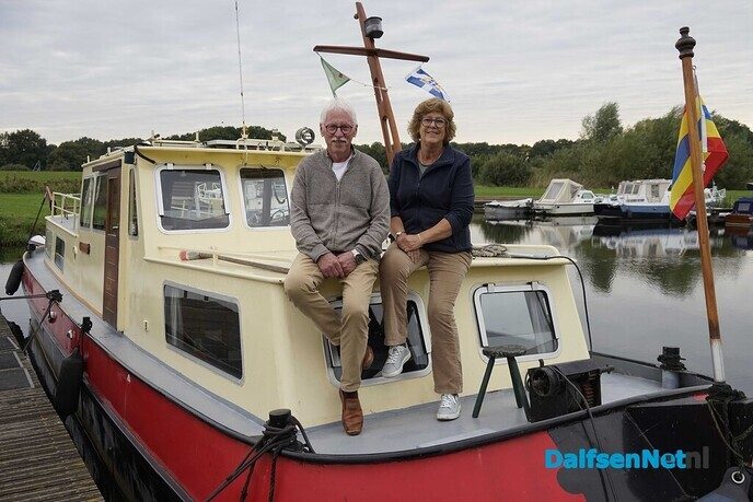 De laatste gebruikers van passantenhaven seizoen 2025: Hans en Mirna - Foto: Paul Scholten