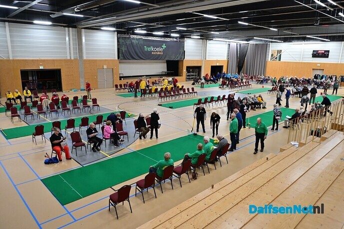 Koersbalteam Werkeren Zwolle winnaar 31e editie van het provinciaal Koersbaltoernooi - Foto: Johan Bokma