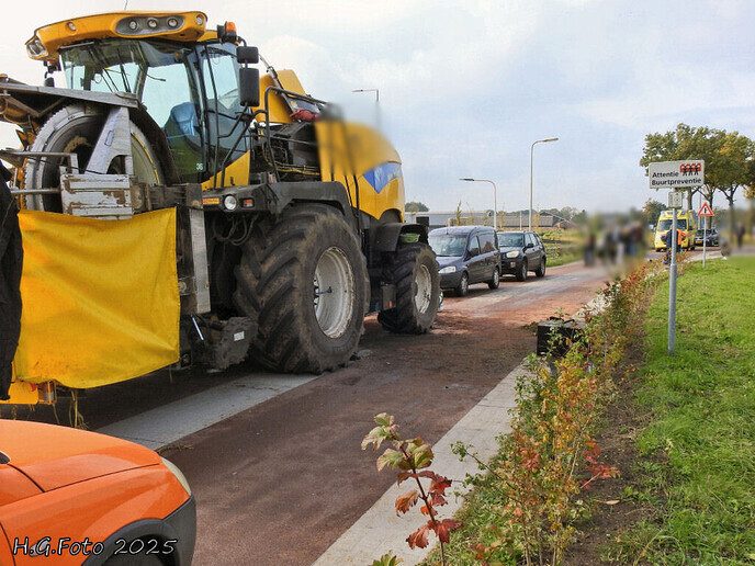 Motorrijder gaat onderuit